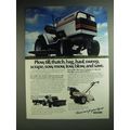 1985 Sears Craftsman Tractor and Rear-Tine Till...