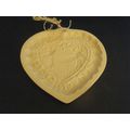Brown Bag Cookie Art 1985 Heart Shape Love Bird...
