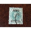 1900 GB Queen Victoria SGO42 1/2d Army Official...