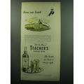 1949 Teacher's Highland Cream Scotch Advertisem...