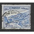 PAKISTAN 1961 5p BLUE KHYBER PASS SG 173 FINE U...