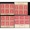 680, Mint FVF NH 2¢ FOUR Plate Blocks CV $120.0...