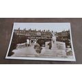 Real Photographic Postcard - The War memorial, ...