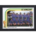 St. Vincent - 1986 - $4 World Cup Mexico '86 (S...
