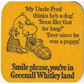 BEER MAT - GREENALL WHITLEY BREWERY - BEER BELO...