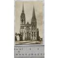 vintage postcard Chartres Cathedral