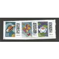 Germany 2022 stamps x3, used on piece