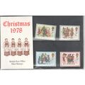 GB stamps 1978 Presentation Pack - SG 1071-1074...