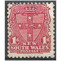 New South Wales 1899 SG299 1d Carmine Die II Mo...