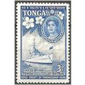 Tonga 1951 SG98 3d Yellow & Bright Blue Mounted...
