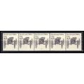 2124 4.9c Buckboard Fine MNH Dry Gum PNC 4/5 X0269