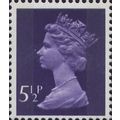 Great Britain QEII 1973 5½p Violet 2PB Unmounte...