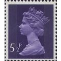 Great Britain QEII 1973 5½p Violet 2PB Mounted ...