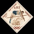 Monaco 1964 Sport Olympic Games 0,03f MNH Stamp