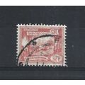 Burma.SG145 30p Elephant hauling log (Red).Fine...