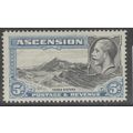 Ascension KGV 1934 5d Black & Blue Mounted Mint...