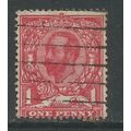 GB 1911 - 12 KGV 1d Carmine Die B Wmk 49 ( E21 )