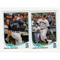 2013 Topps Seattle Mariners team set- 17 cards-...