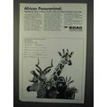1966 BOAC Airways Ad - African Panoranimal