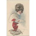 Artist Signed Italy MINT EX UNUSED c.1910, Santa