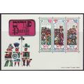 Israel 1976 SG MS631 UMM Minisheet - Purim (B-0...