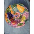 Ancora Fruit Design Large Ceramic Basin Italy -...