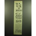1957 Pittsburgh Plate Glass Solex Safety Glass Ad - Order your 1957 Mercury