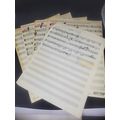 Vintage Sheet Music - Hand Written - Tenor Sax