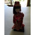 Japanese Kimono Geisha Doll - WWII Era Doll - b...