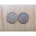 1987f 1 Pfennig Germany Coin