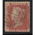 GB 1858 QUEEN VICTORIA 1d RED PLATE 97 OF USED ...