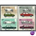 1982 SG1198-1201 Cars Set Fine Used