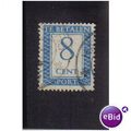 NETHERLANDS 1947 OFFICIAL 8C BLUE F/U SGD662