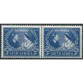South Africa 1948 SG125 3d Blue & Silver Silver...