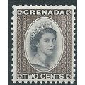 Grenada 1953 SG194 2c Black & Sepia Mounted Min...