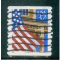 Used 2913 32c U.S. Flag Over Porch Fine CNS 222...
