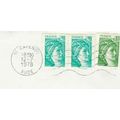Capendu Postmark France 1978 Marianne 0.20 x 2 ...