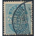 Denmark AFA 0036/Scott 40, 20ø greenish blue Ar...