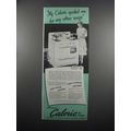 1950 Caloric Range Ad - Spoiled Me For Any Other