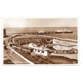 SUPERB REAL PHOTO POSTCARD OF WINTER GARDENS AN...