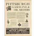 PITTSBURGH EQUITABLE METER COMPANY 1930 gasolin...