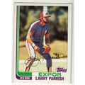 1982 Topps baseball card 445 Larry Parrish- Expos