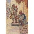 Street Pottery Potter Indian Making India Antiq...