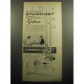 1958 Gorham Ad - Stardust Candlesticks, Silverware, Candelabra, Sandwich Plate