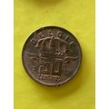 Umlaufmünze Belgien 50 Centimes 1977 Belgie