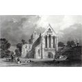 LLANERCOST PRIORY, CUMBERLAND 1858 Thomas Allom...