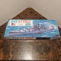 Unmade 1964 1/600th Scale Aurora USS St Paul Pl...