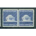 1520 10c Jefferson Memorial Fine MNH CLP B0984