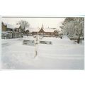 The Green Grundisburgh Suffolk Winter Snow Post...