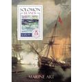 SOLOMON ISLANDS 2014 SHEET MNH MARINE ART PAINT...